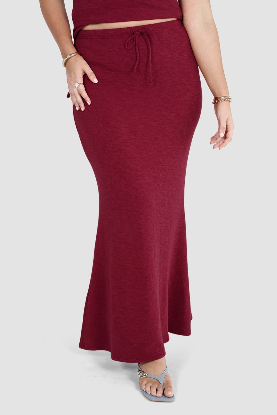 TERRA SKIRT DEEP BURGUNDY - Fayt The Label