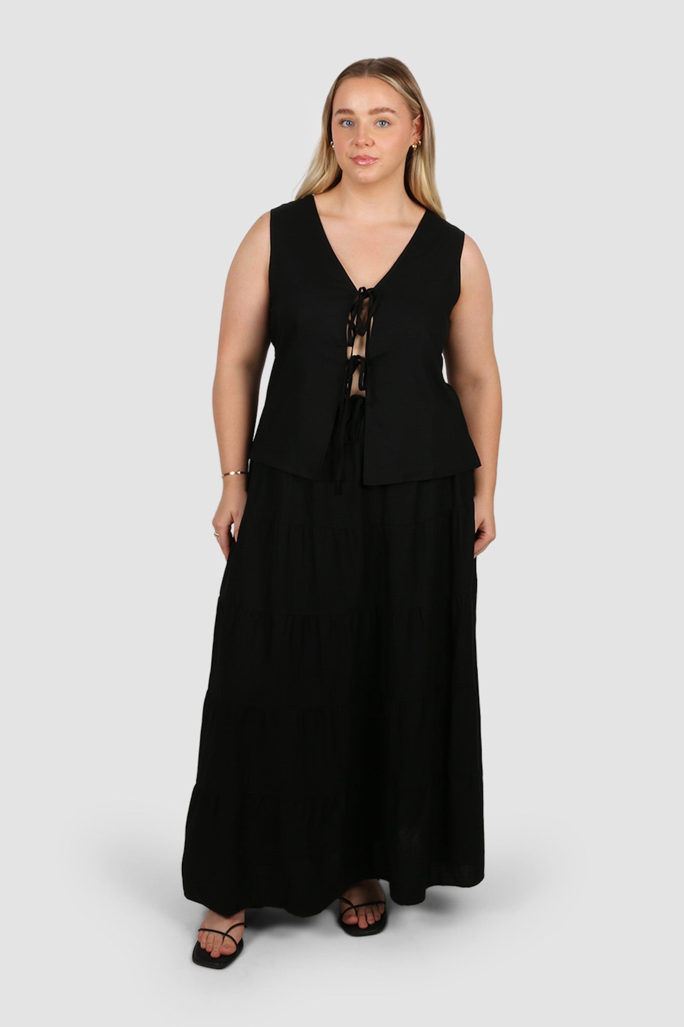 Torbin Robe TORBIN TOP BLACK - Fayt The Label