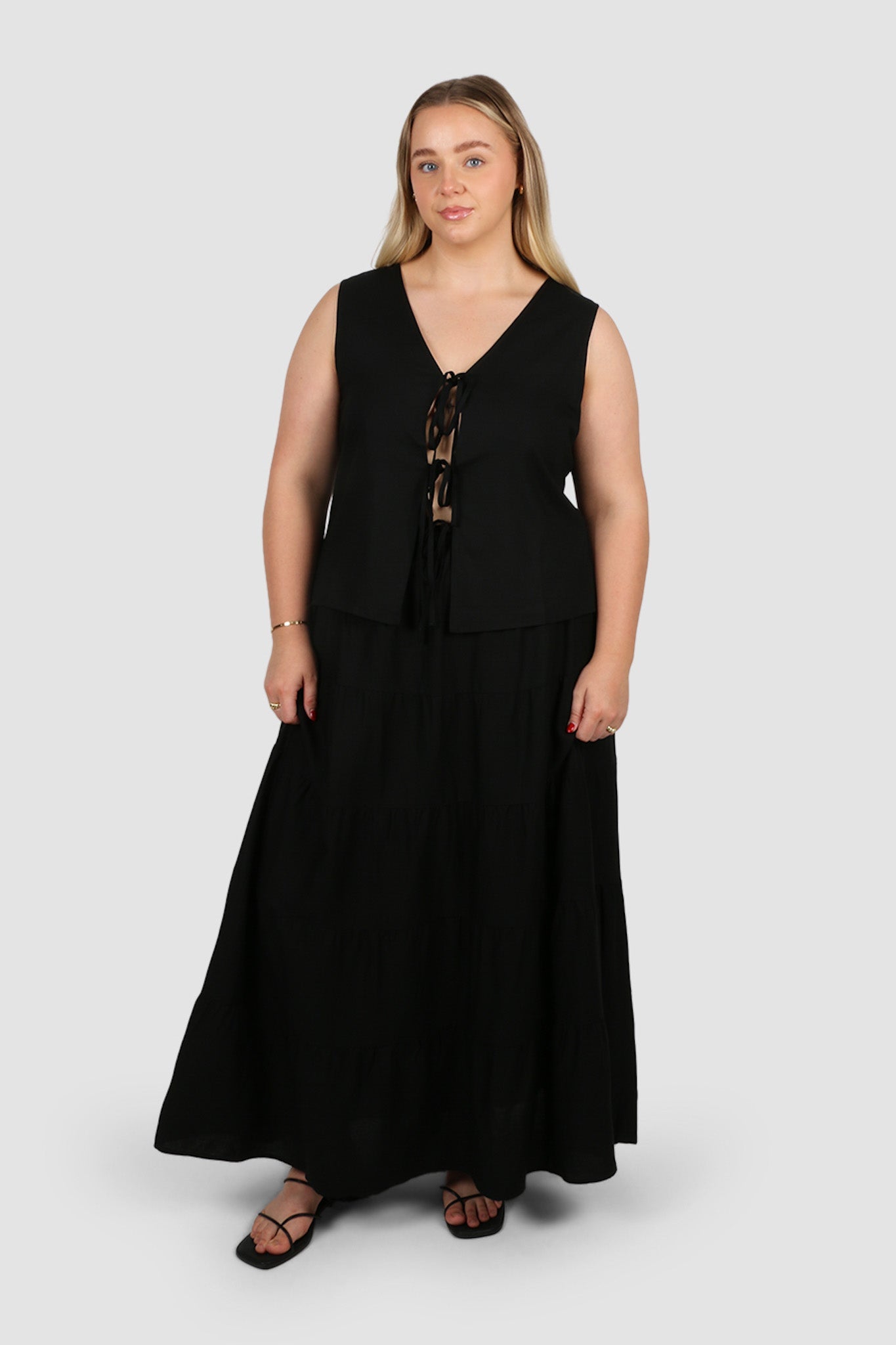 Torbin Robe TORBIN TOP BLACK - Fayt The Label