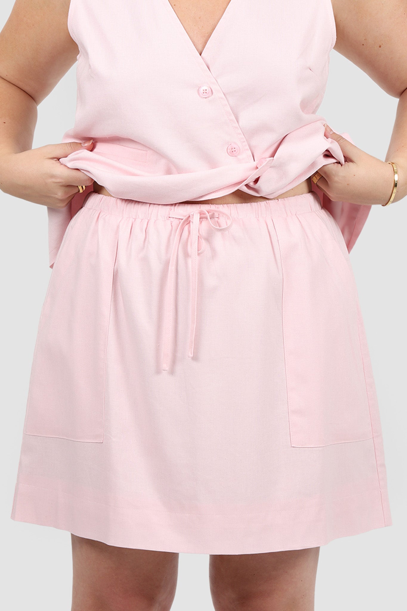 TORIA SKIRT BALLERINA PINK - Fayt The Label