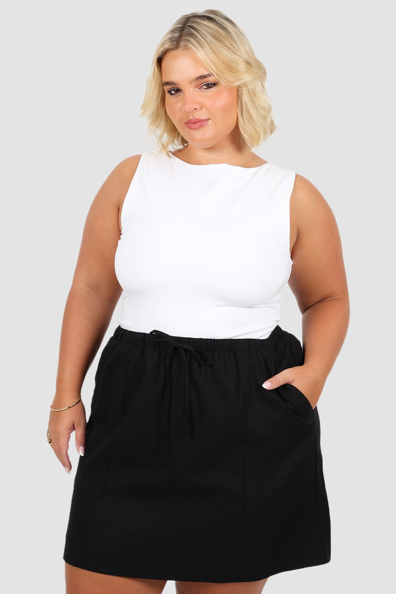 TORIA SKIRT BLACK - Fayt The Label
