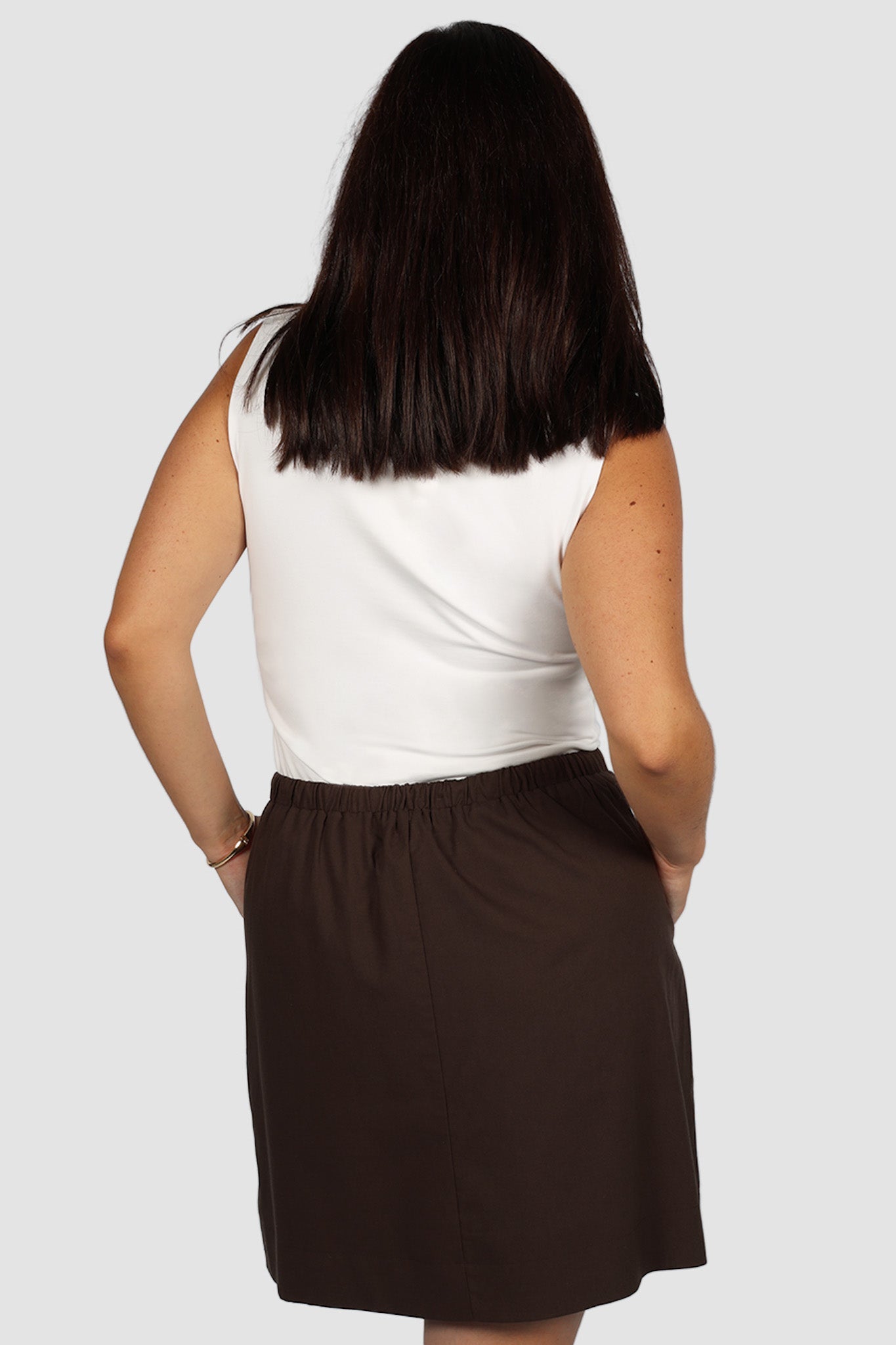 TORIA SKIRT ESPRESSO - Fayt The Label