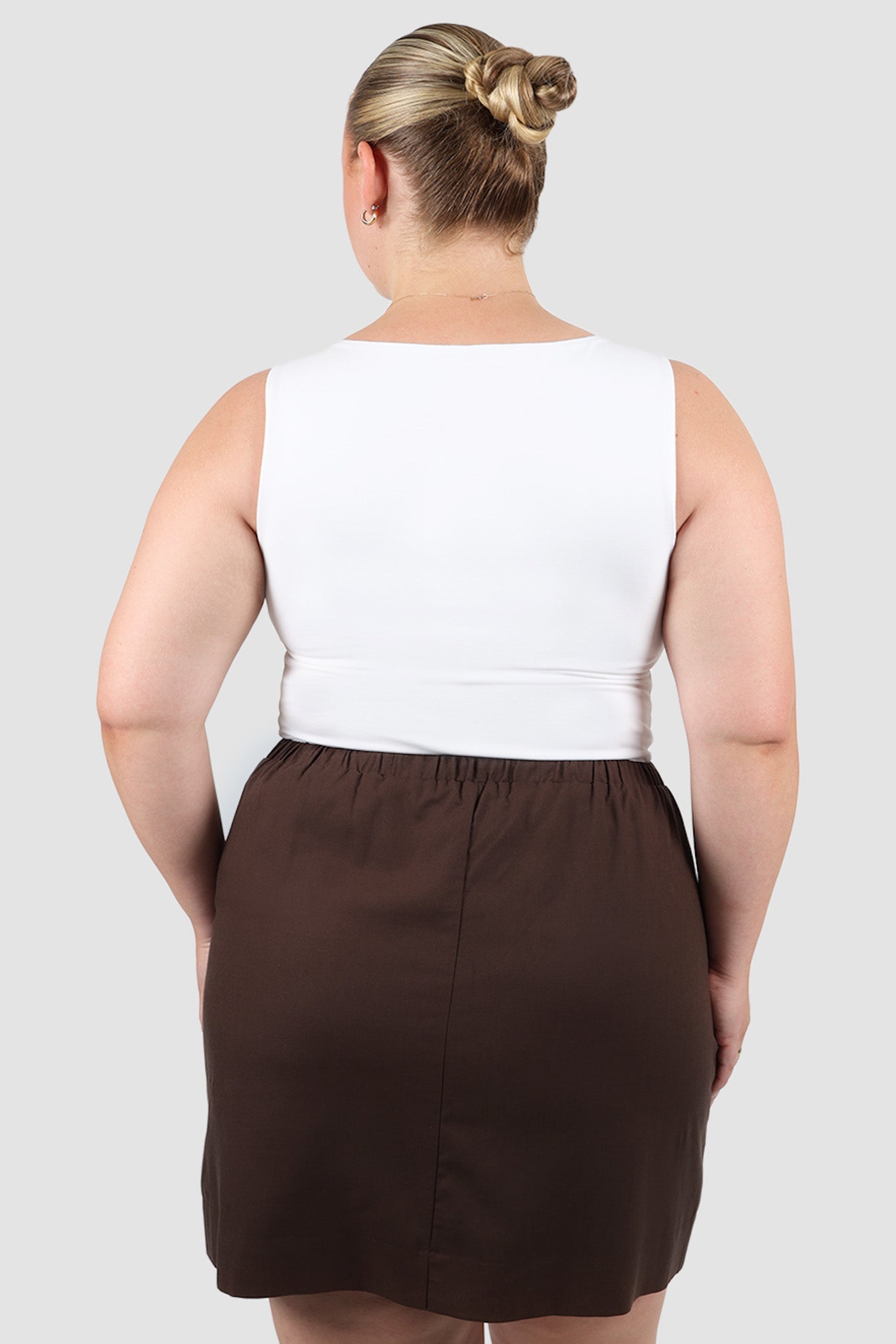 TORIA SKIRT ESPRESSO - Fayt The Label