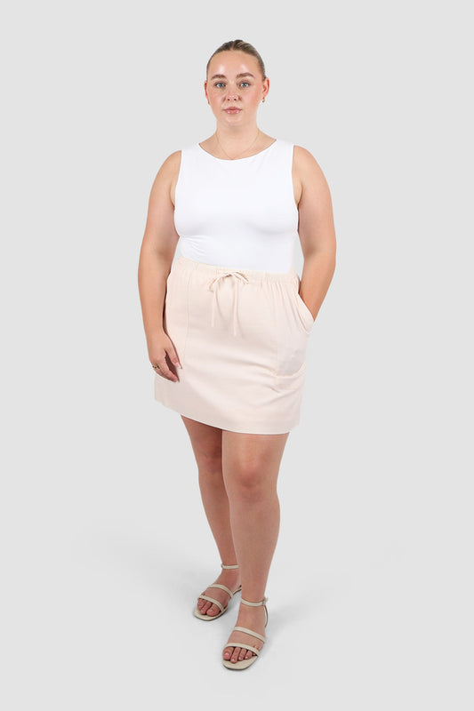 TORIA SKIRT NEUTRAL - Fayt The Label
