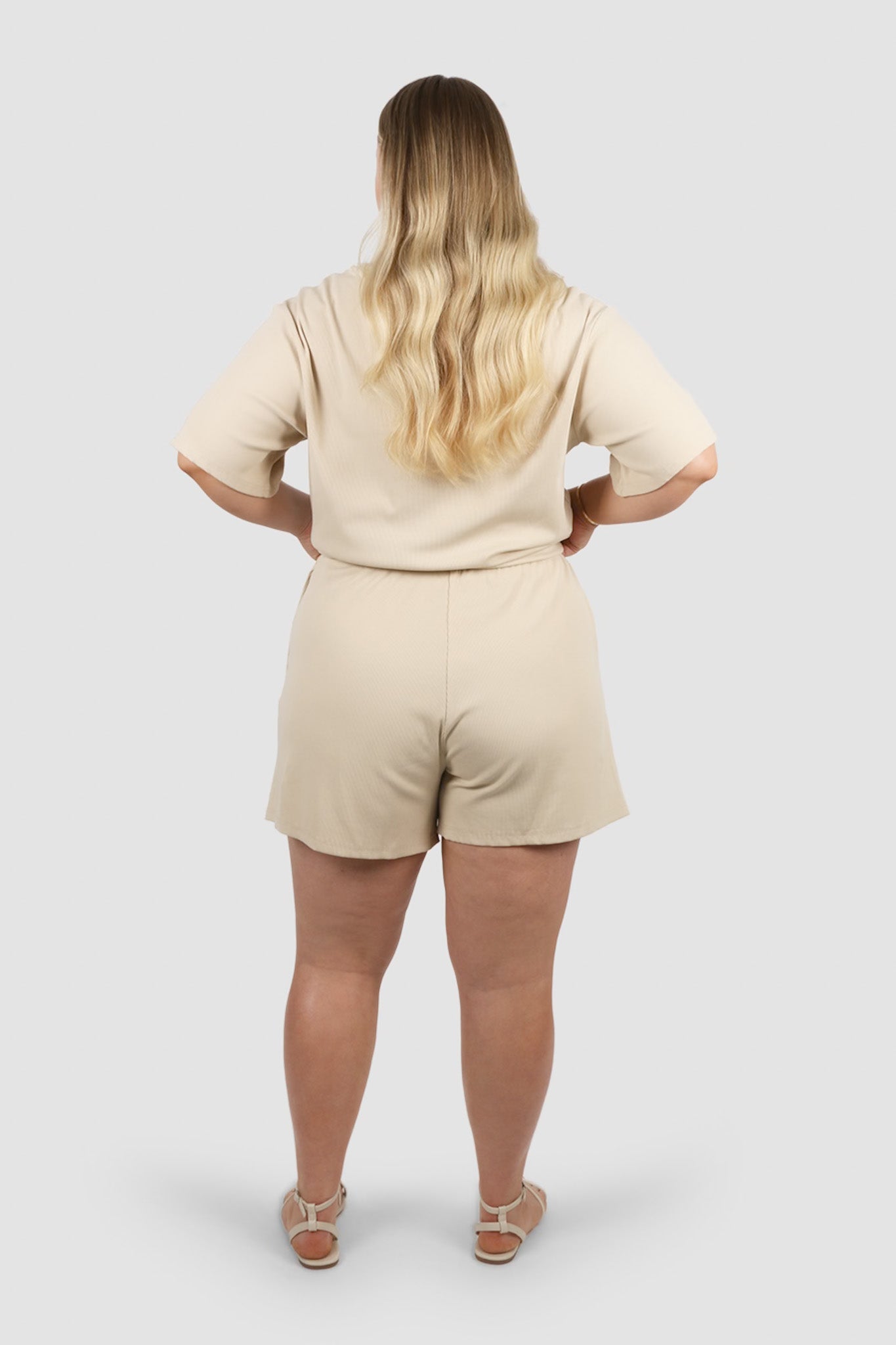 TORLA RIB SHORTS VANILLA - Fayt The Label