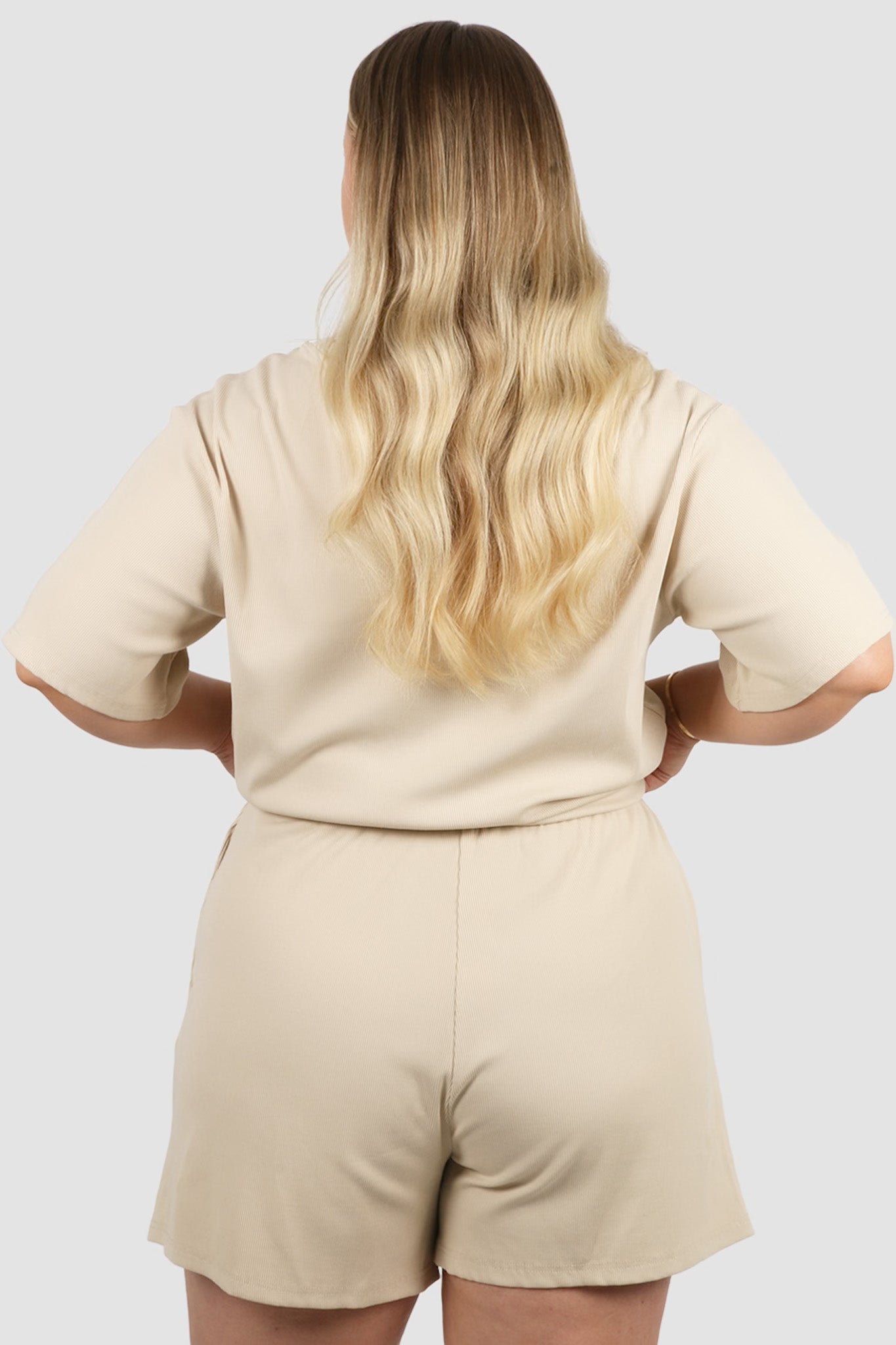 TORLA RIB SHORTS VANILLA - Fayt The Label