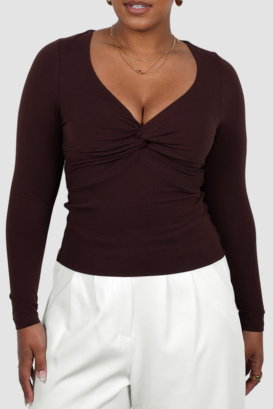 TORREN TWIST TOP ESPRESSO - Fayt The Label