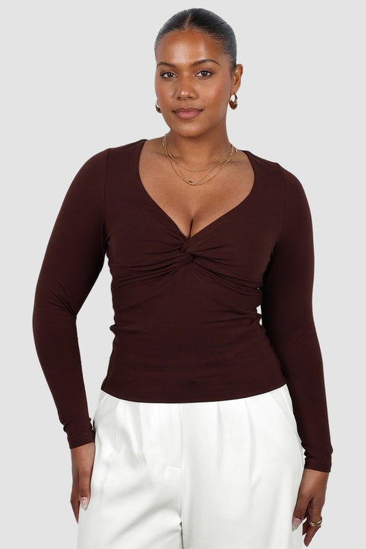 TORREN TWIST TOP ESPRESSO - Fayt The Label
