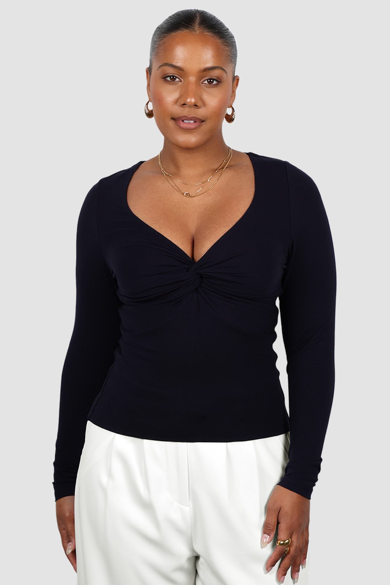 TORREN TWIST TOP ULTRA DEEP NAVY - Fayt The Label