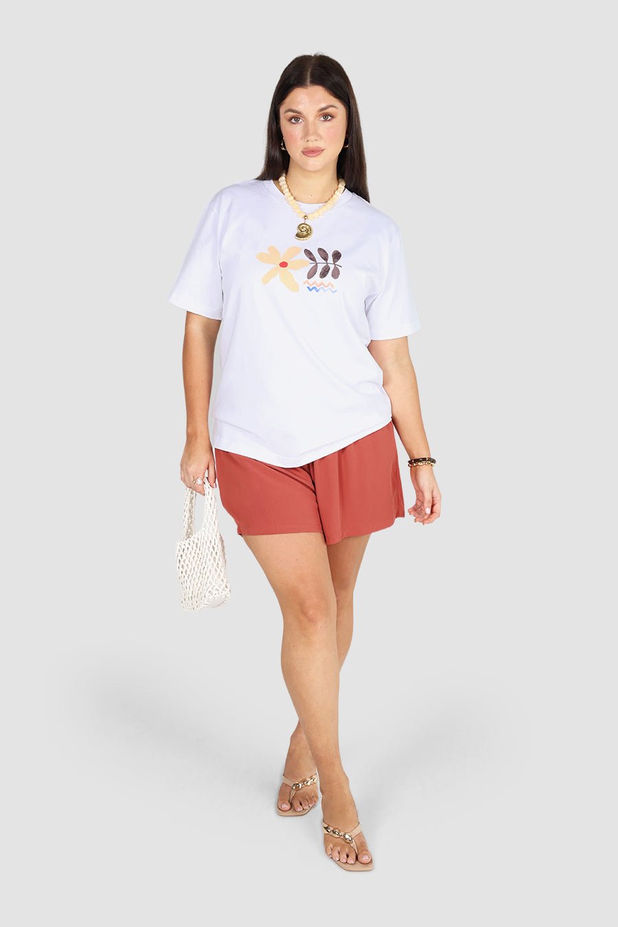 TOSCANA SIGNATURE TEE WHITE - Fayt The Label