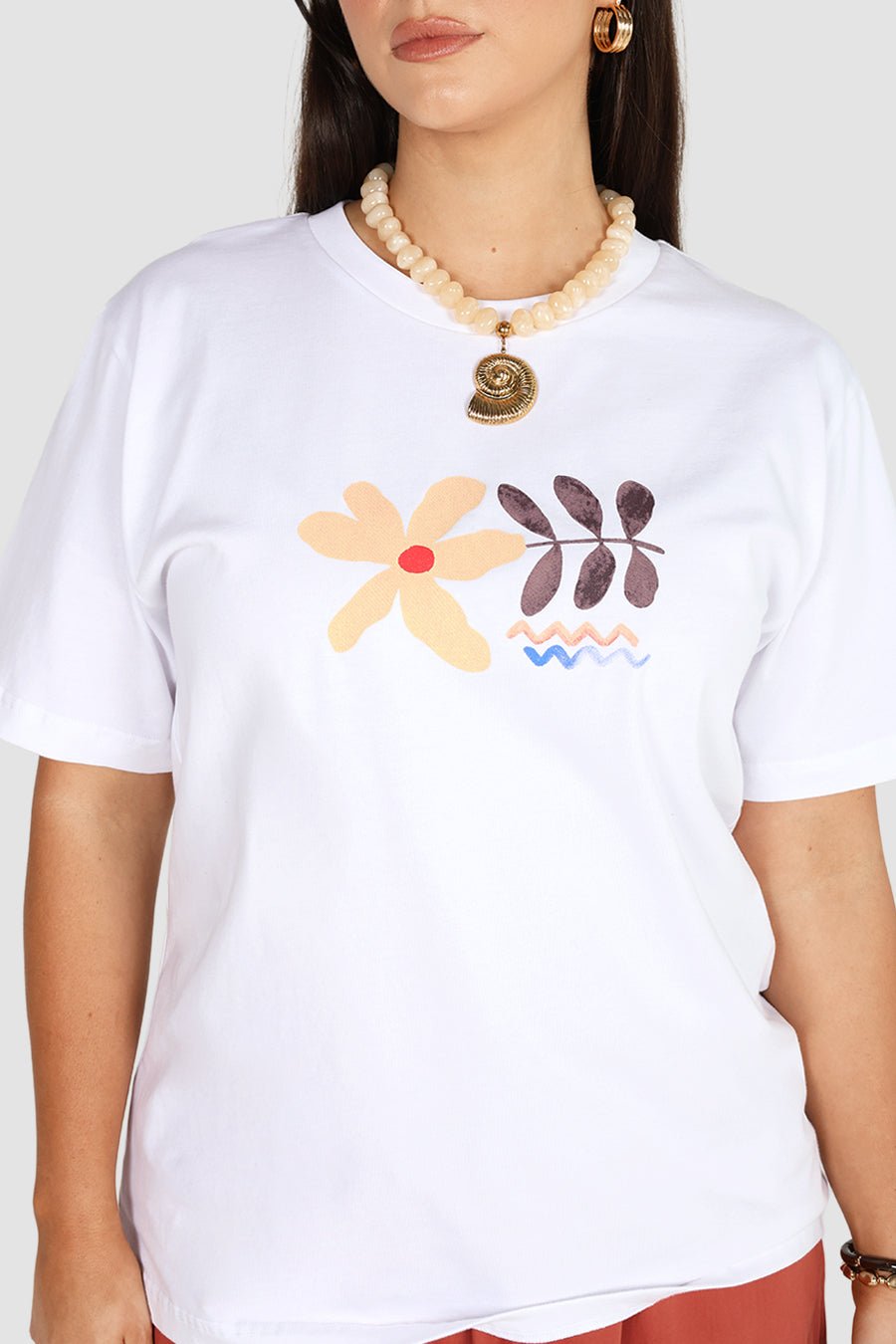 TOSCANA SIGNATURE TEE WHITE - Fayt The Label
