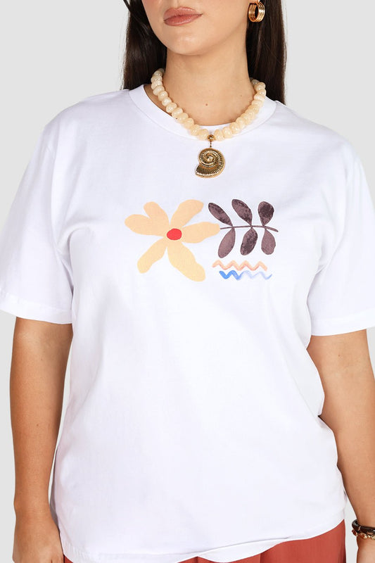 TOSCANA SIGNATURE TEE WHITE - Fayt The Label