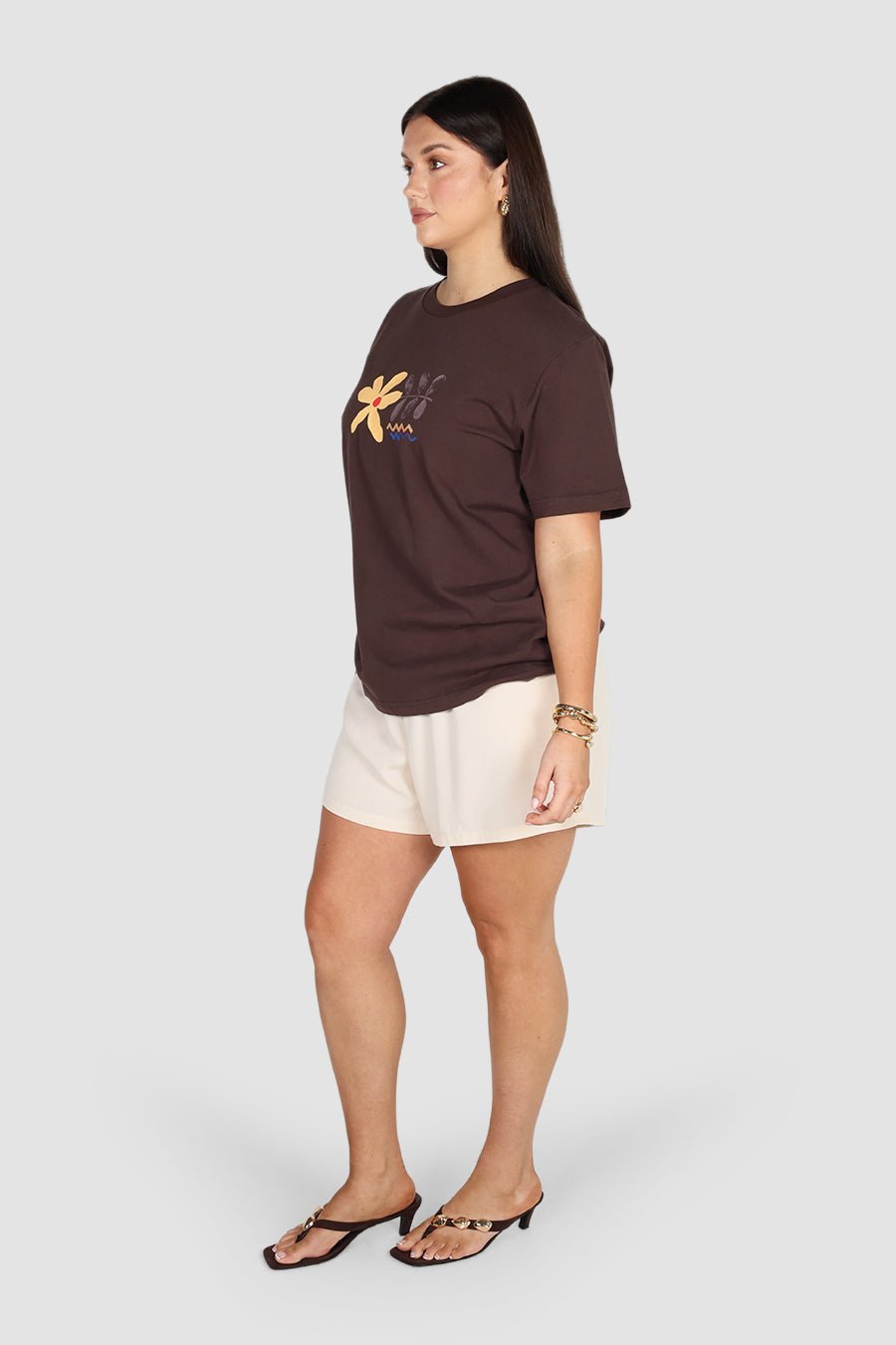 TOSCANA SIGNTAURE TEE ESPRESSO - Fayt The Label