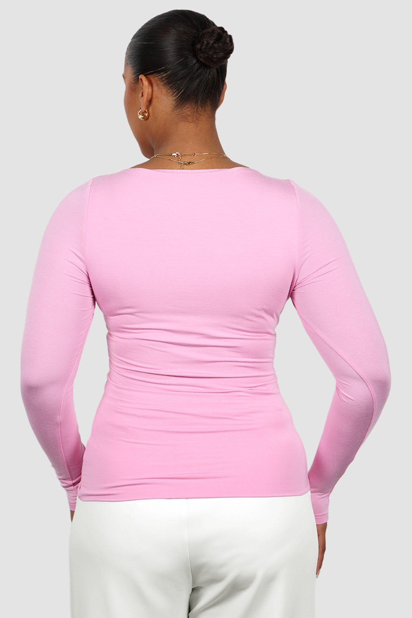 ULTRASOFT ORLA L/S TOP PINK - Fayt The Label