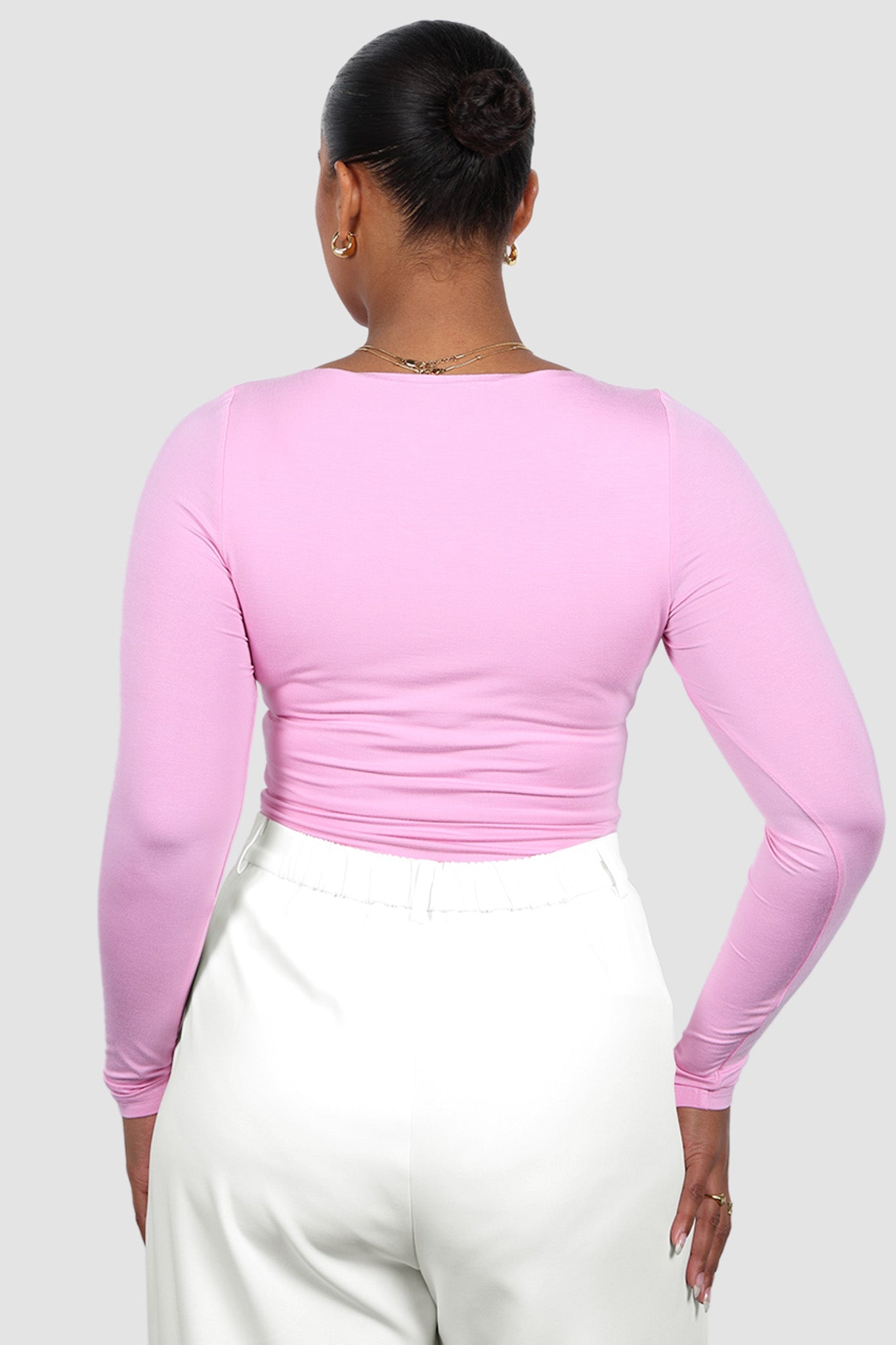 ULTRASOFT ORLA L/S TOP PINK - Fayt The Label