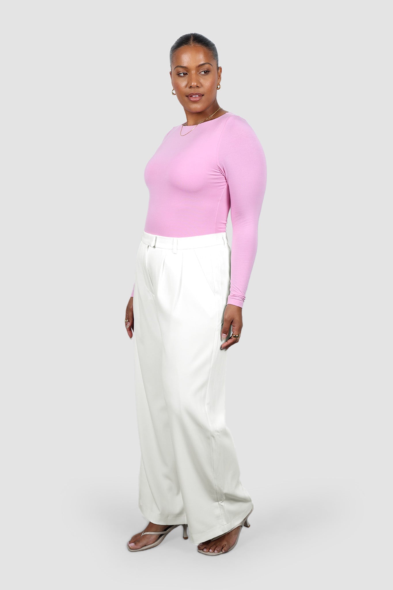 ULTRASOFT ORLA L/S TOP PINK - Fayt The Label