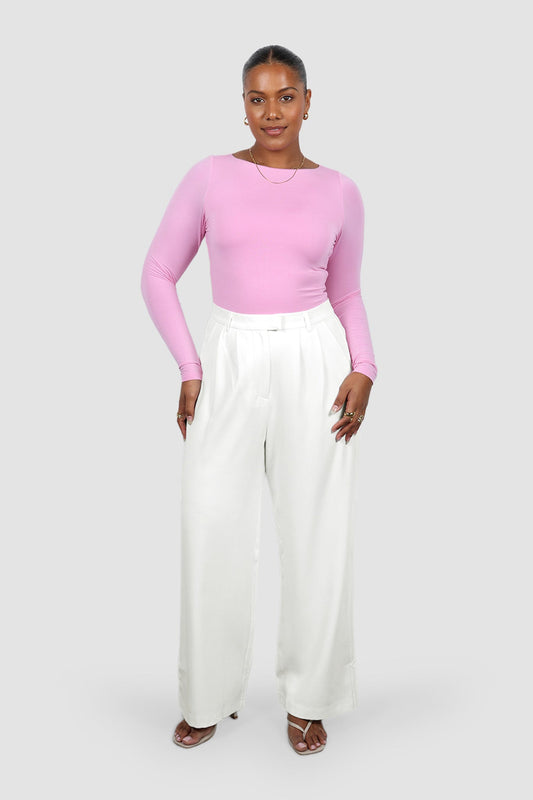 ULTRASOFT ORLA L/S TOP PINK - Fayt The Label