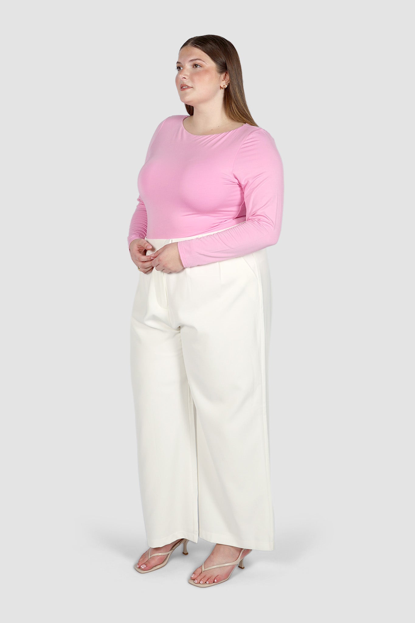 ULTRASOFT ORLA L/S TOP PINK - Fayt The Label