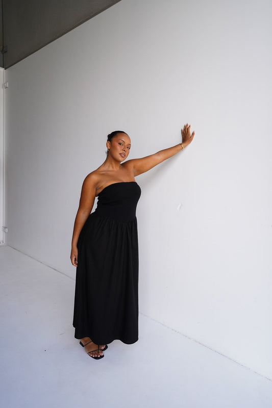 VELLA DRESS BLACK - Fayt The Label