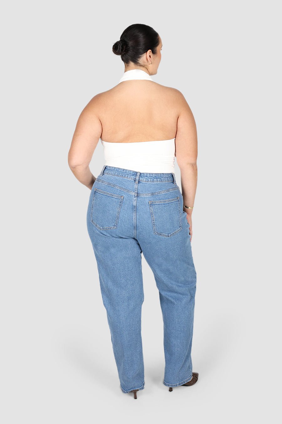 VIVA HALTER TOP WHITE - Fayt The Label