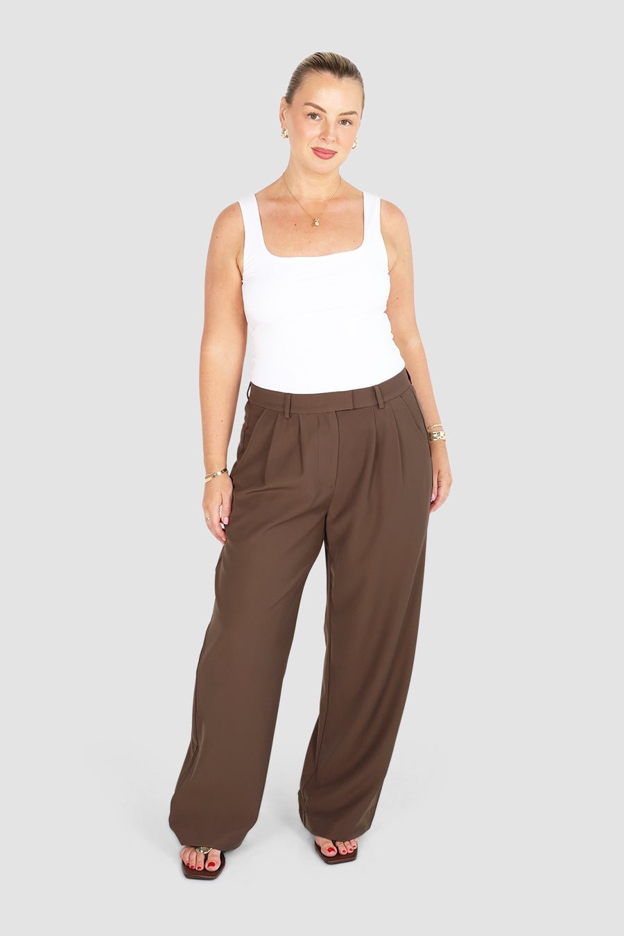 WESTBURY PANT CHOCOLATE - Fayt The Label