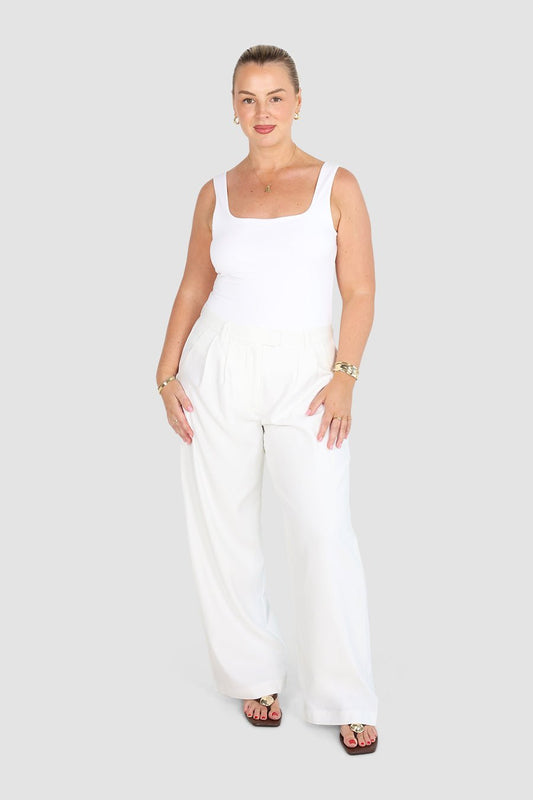 WESTBURY PANT WHITE - Fayt The Label