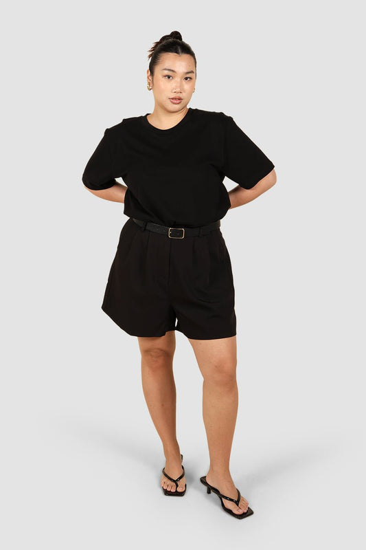 WYATT SHORT BLACK - Fayt The Label