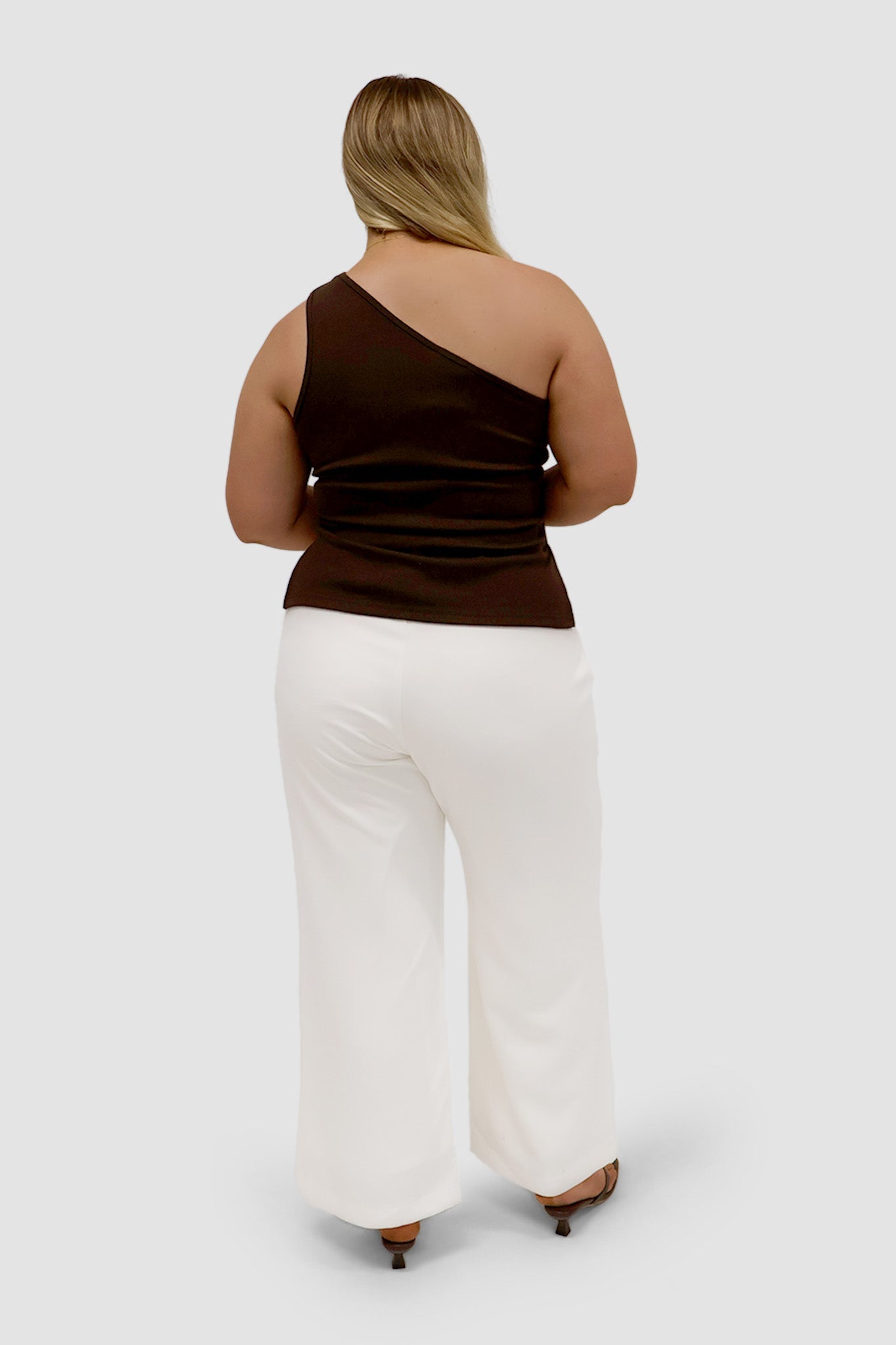 XANTIA KNIT TOP CHOCOLATE - Fayt The Label
