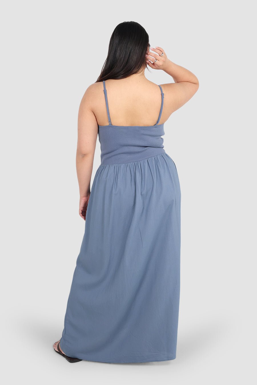 YARA DRESS BLUE - Fayt The Label