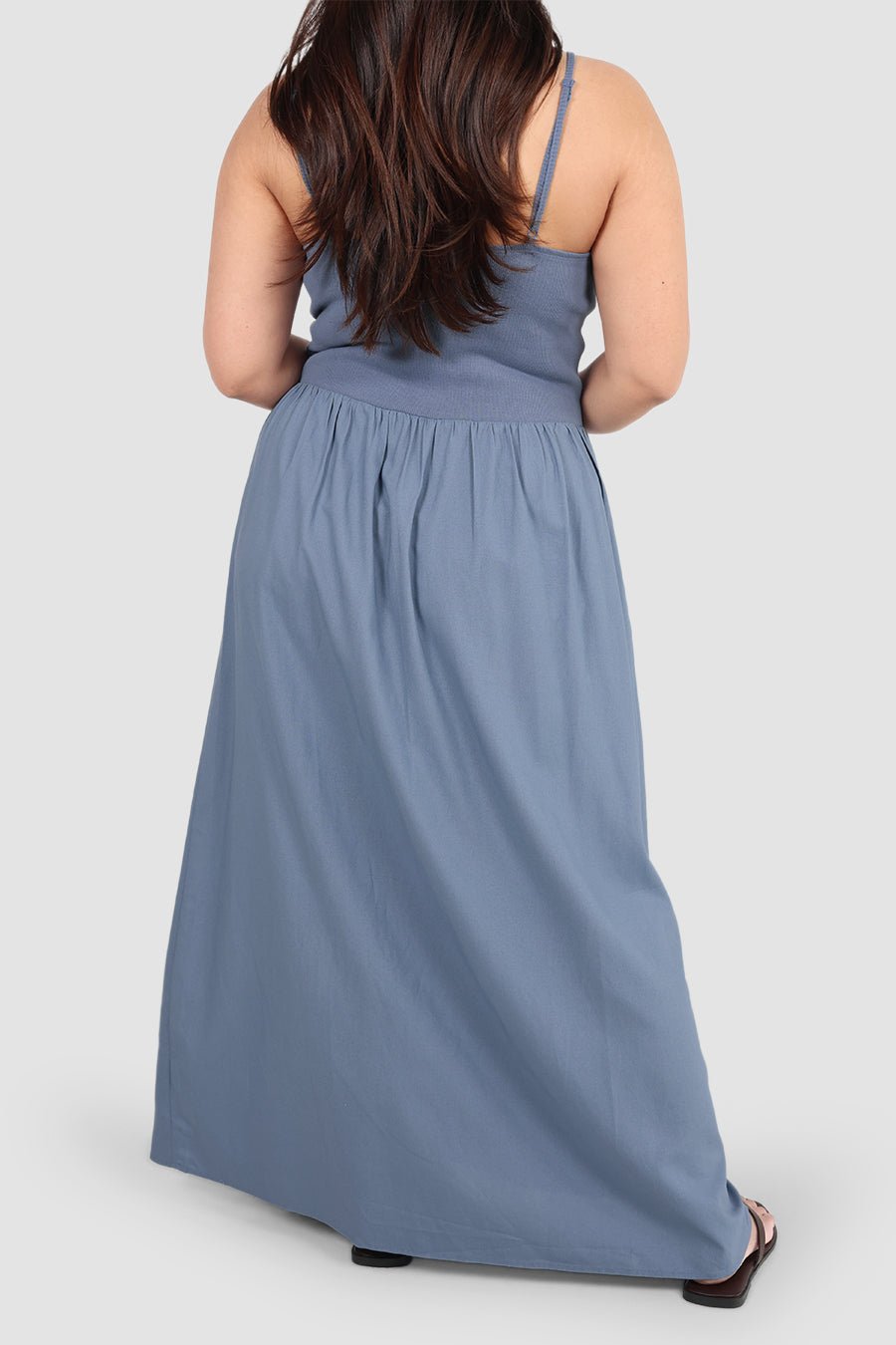 YARA DRESS BLUE - Fayt The Label