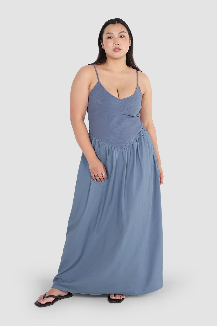 YARA DRESS BLUE - Fayt The Label