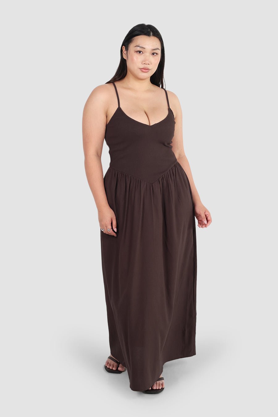 YARA DRESS ESPRESSO - Fayt The Label