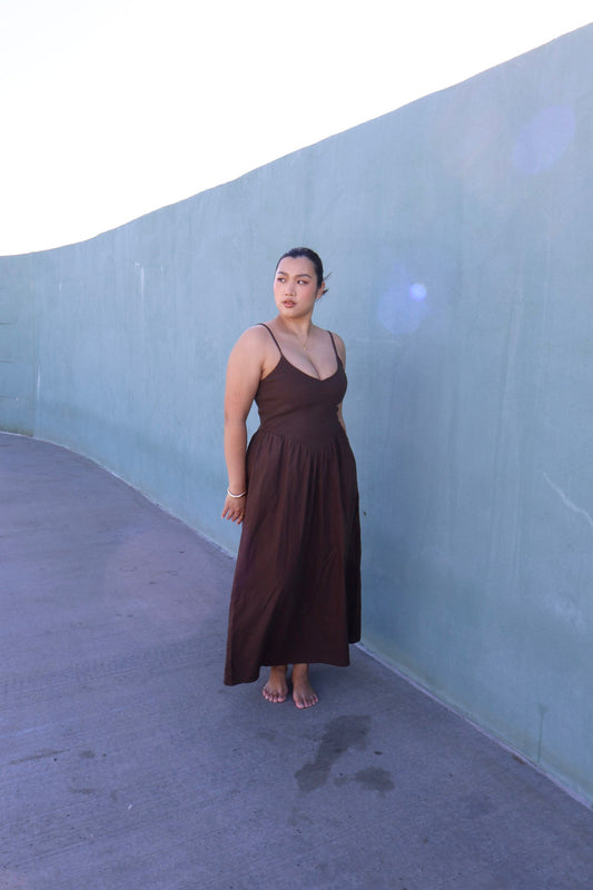 YARA DRESS ESPRESSO - Fayt The Label
