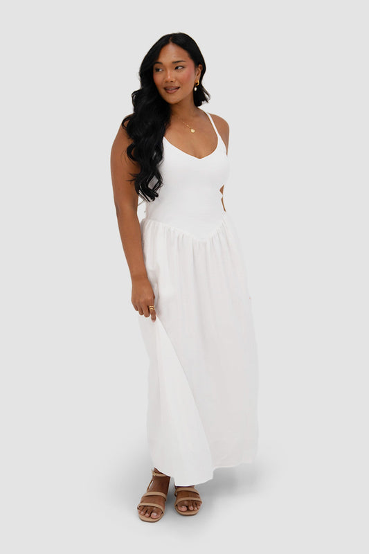 YARA DRESS WHITE - Fayt The Label