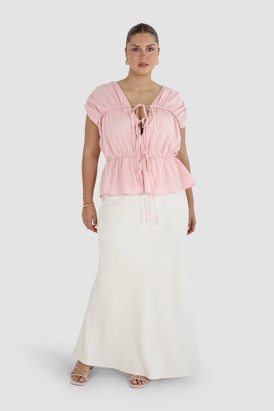 ZADIE TOP BALLERINA PINK - Fayt The Label