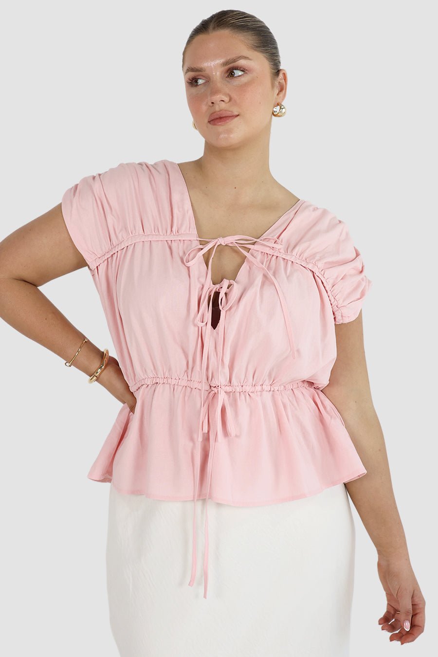 ZADIE TOP BALLERINA PINK - Fayt The Label