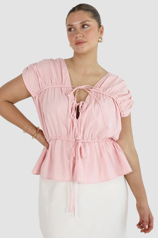 ZADIE TOP BALLERINA PINK - Fayt The Label