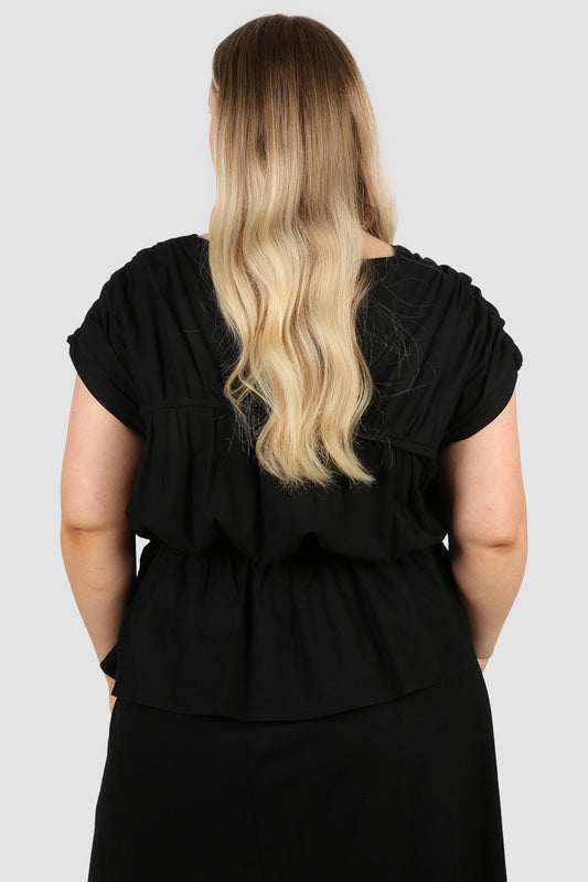 ZADIE TOP BLACK - Fayt The Label