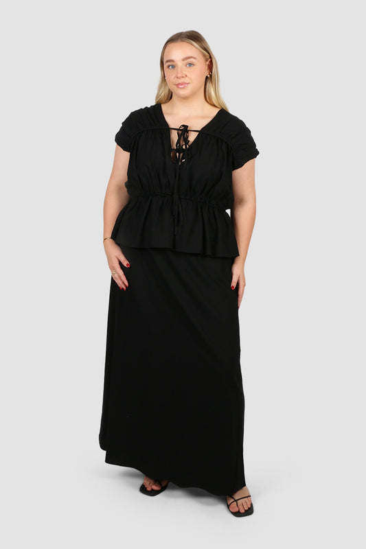 ZADIE TOP BLACK - Fayt The Label