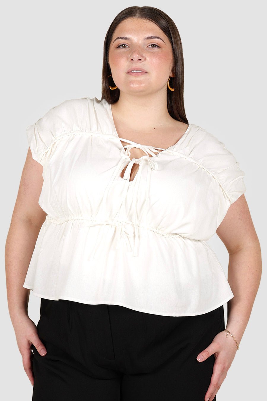 ZADIE TOP WHITE - Fayt The Label