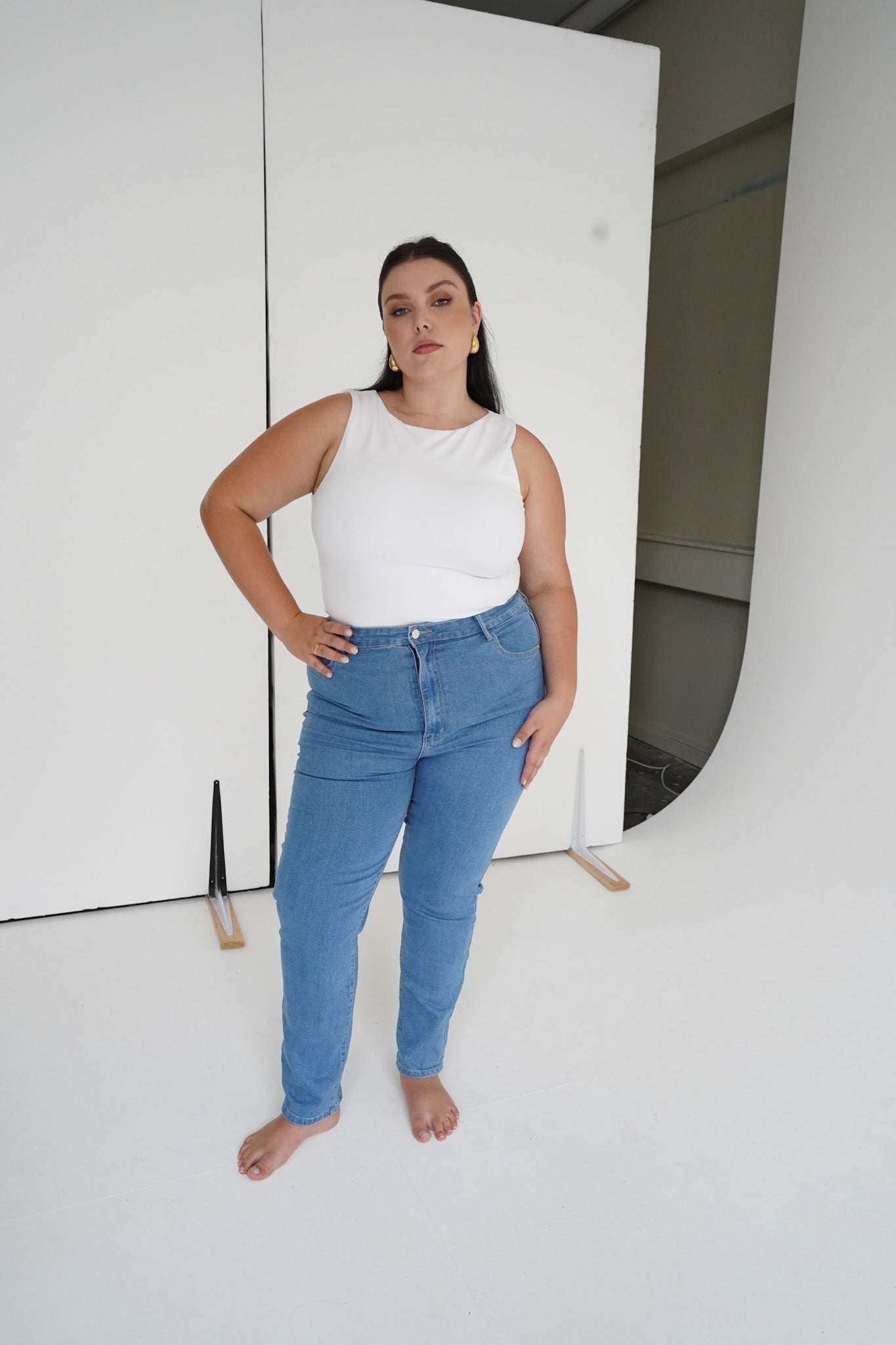 ZETLER JEANS DEEP BLUE - Fayt The Label