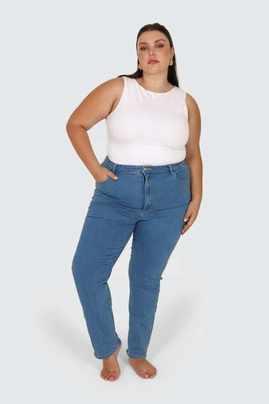 ZETLER JEANS DEEP BLUE - Fayt The Label