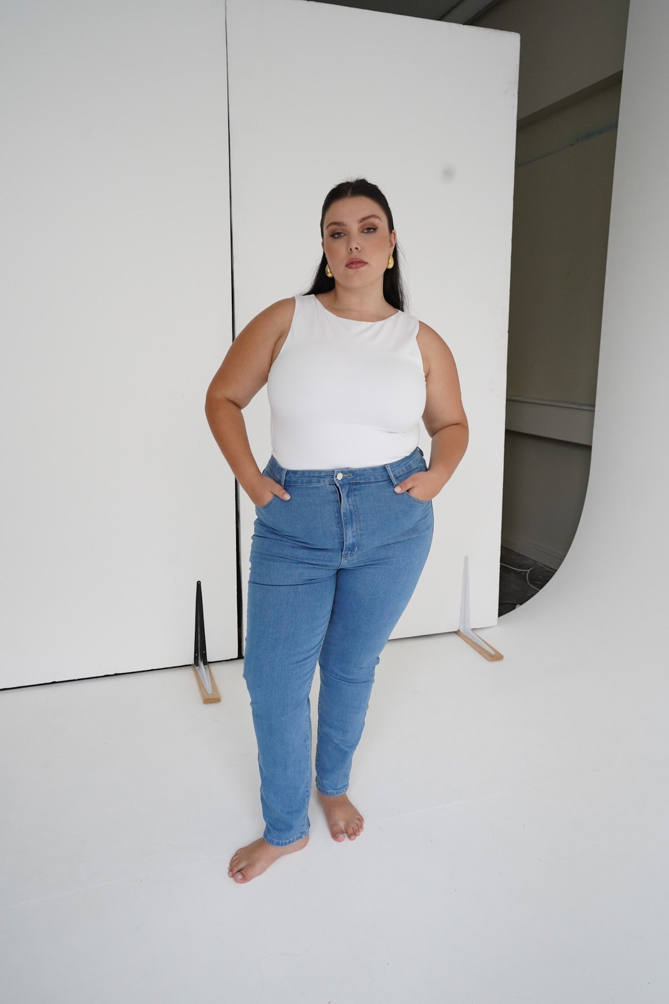 ZETLER JEANS DEEP BLUE - Fayt The Label