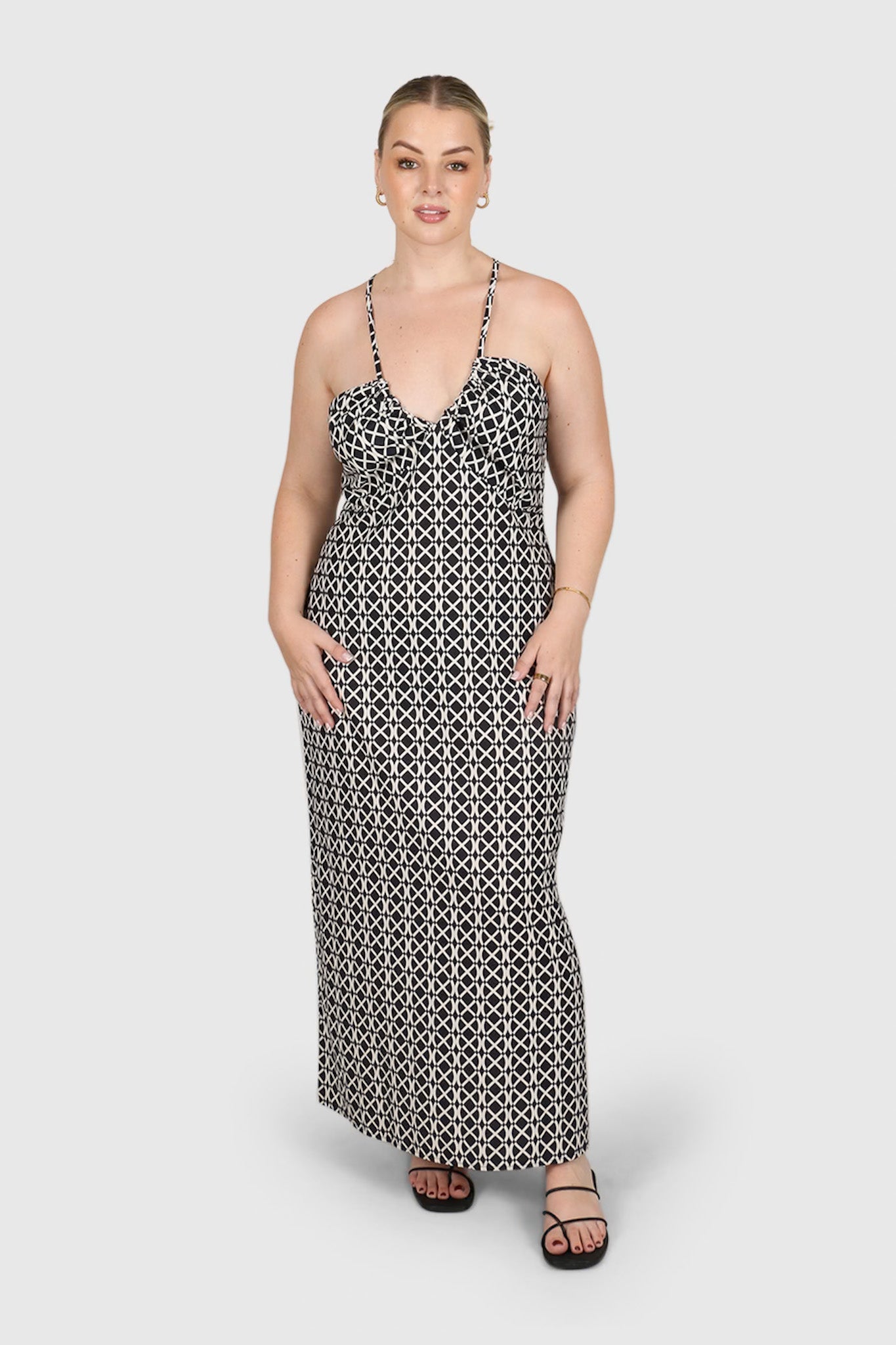ZINNA DRESS GEO - Fayt The Label