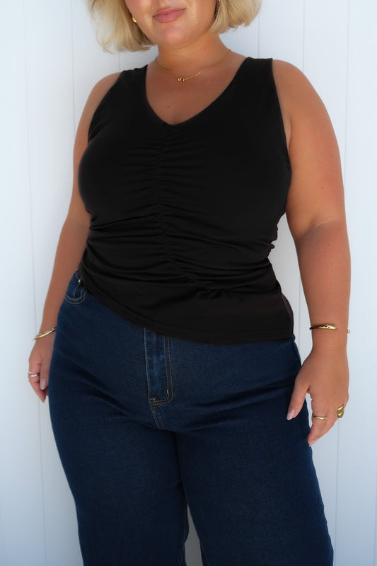 ZIRA TOP BLACK - Fayt The Label