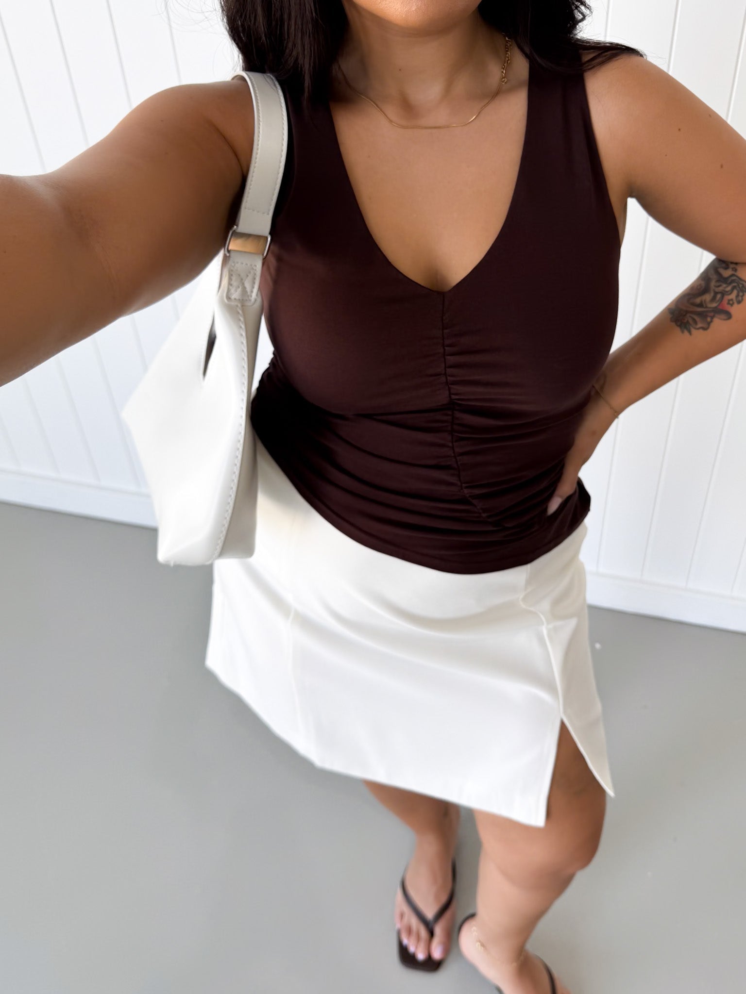 ZIRA TOP CHOC - Fayt The Label