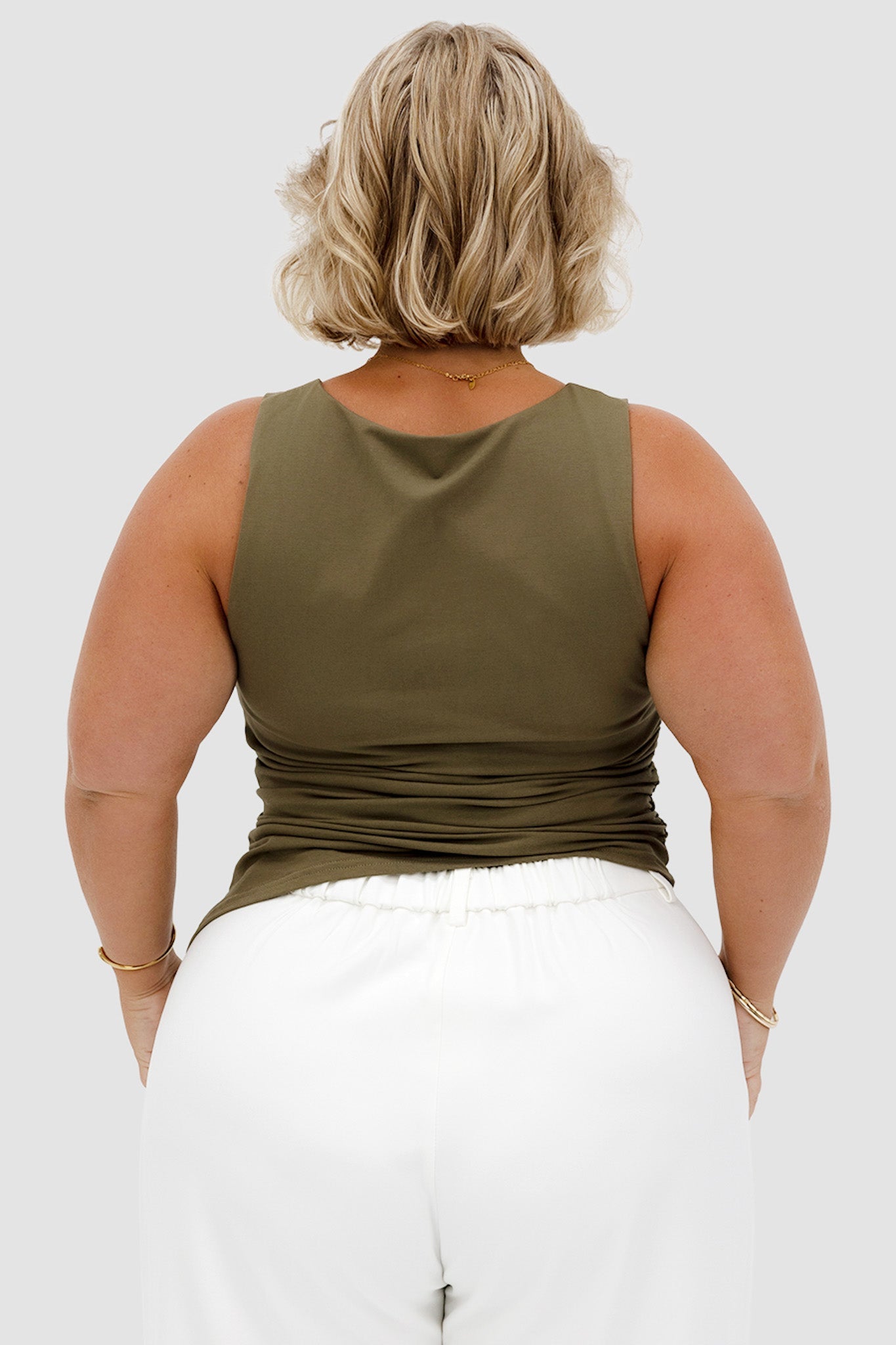 ZIRA TOP OLIVE - Fayt The Label