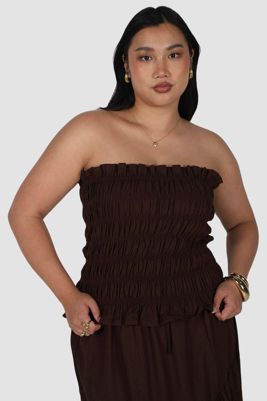 ZUBI TOP ESPRESSO - Fayt The Label