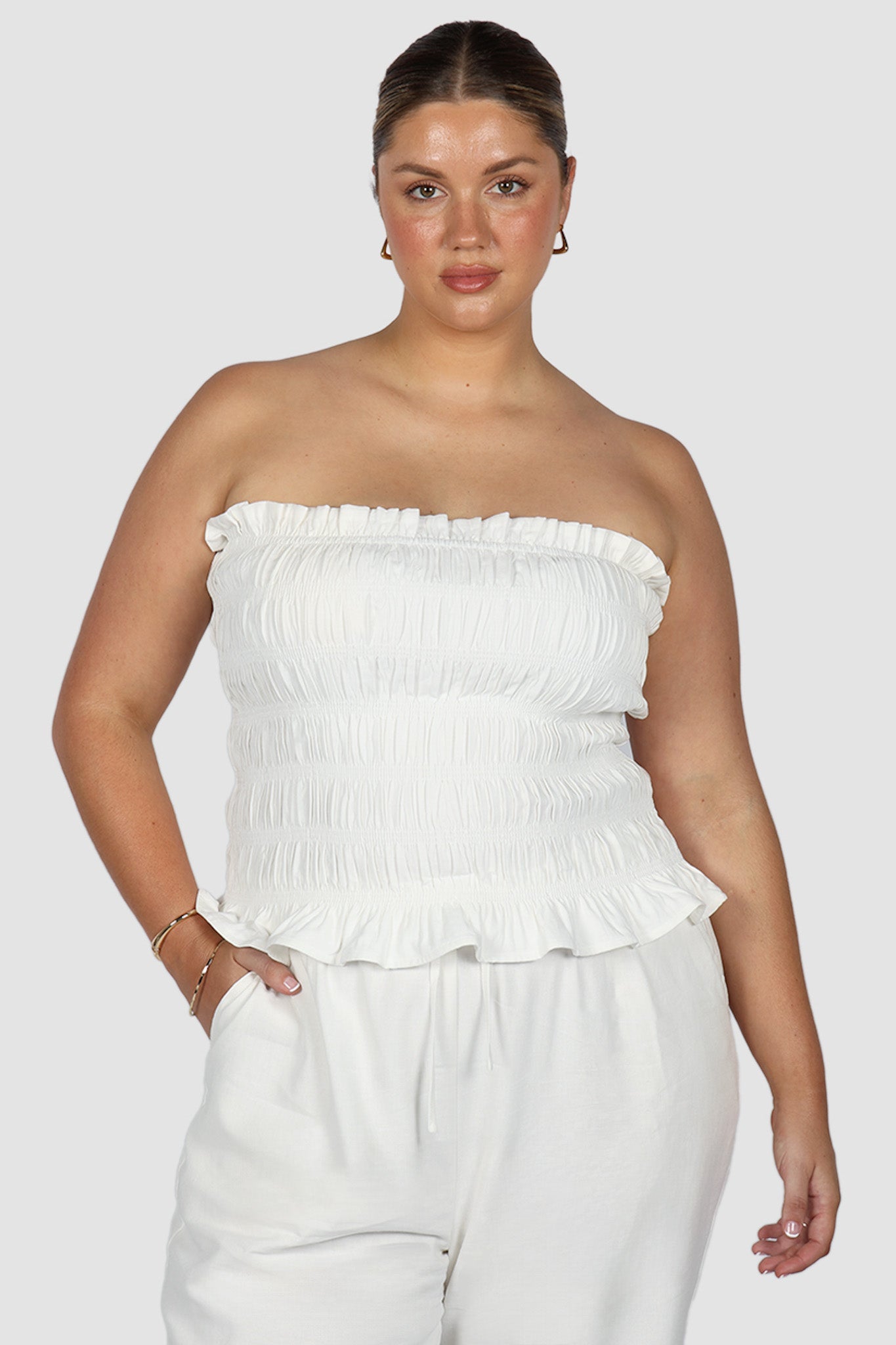 ZUBI TOP WHITE - Fayt The Label