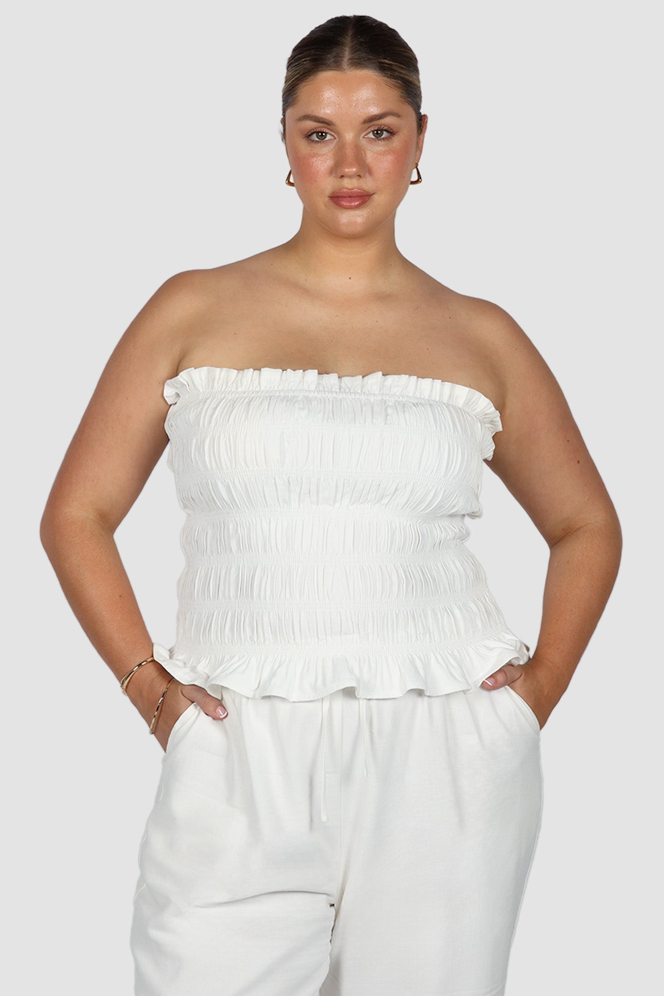 ZUBI TOP WHITE - Fayt The Label